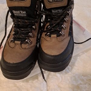 Texas Steer steel toed work boots size 6.5